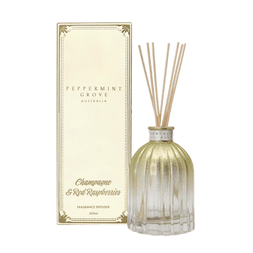 Champagne & Red Raspberries Fragrance Diffuser 350ml - RUTHERFORD & Co