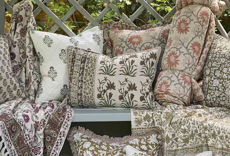 Charleston cushion - RUTHERFORD & Co