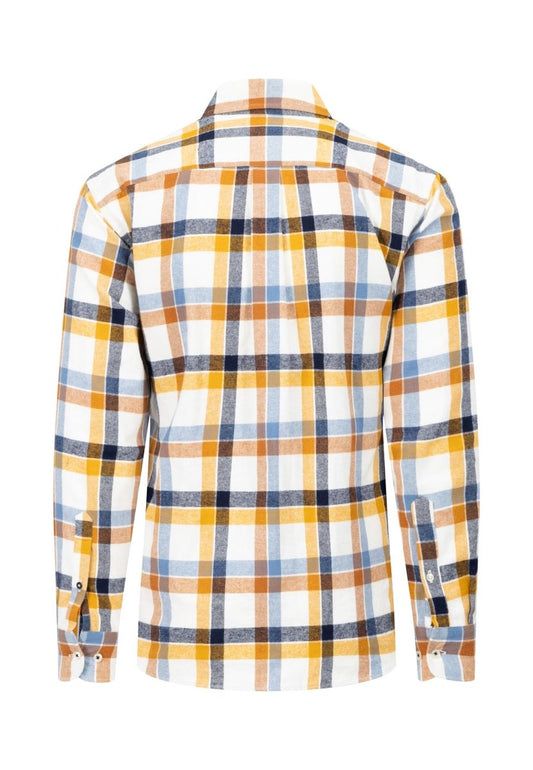 Checked Flannel Long Sleeved Shirt - RUTHERFORD & Co