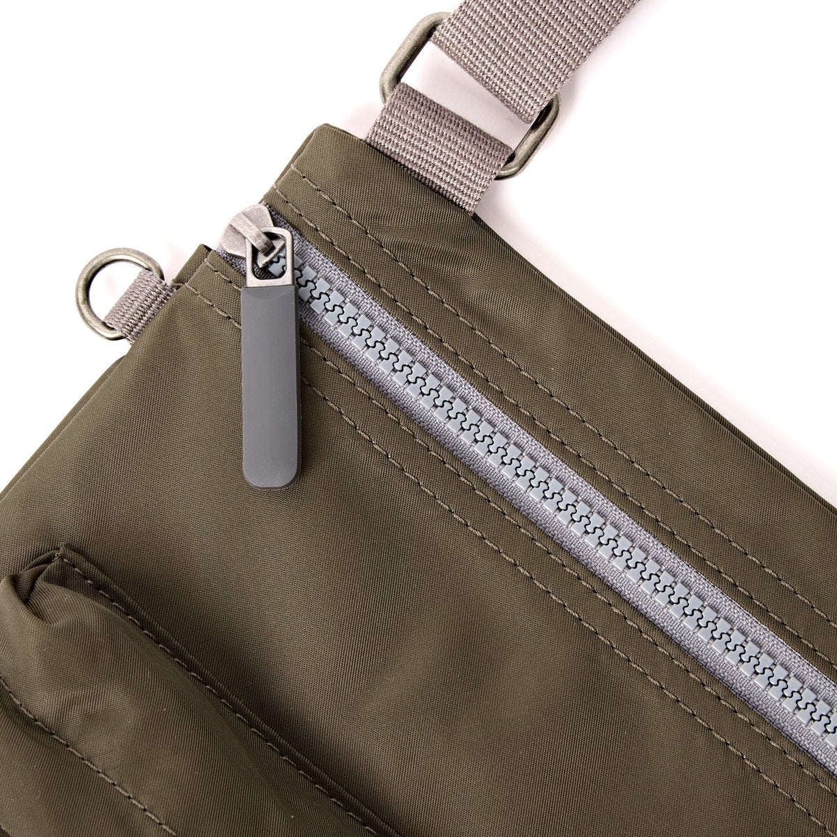 Chelsea B Crossbody Bag in Army - RUTHERFORD & Co