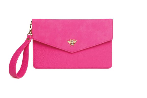 Chelsea Clutch/Hot Pink - RUTHERFORD & Co