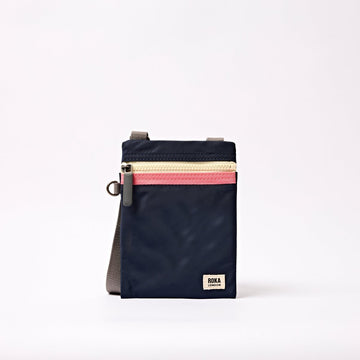 Chelsea Pocket Sling Bag in Midnight Stripe - RUTHERFORD & Co