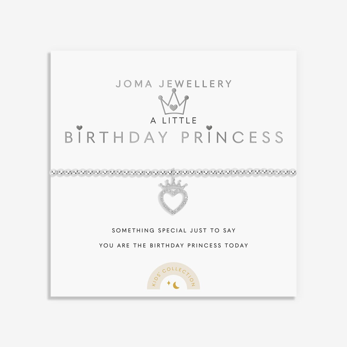 Children's A Little 'Birthday Princess' Bracelet - RUTHERFORD & Co