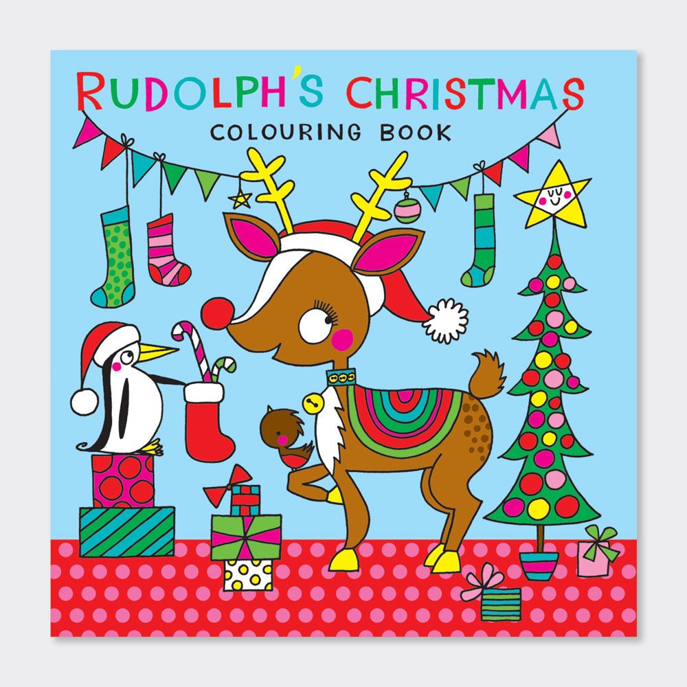 Children's Christmas Colouring Book - Rudolph's Christmas - RUTHERFORD & Co