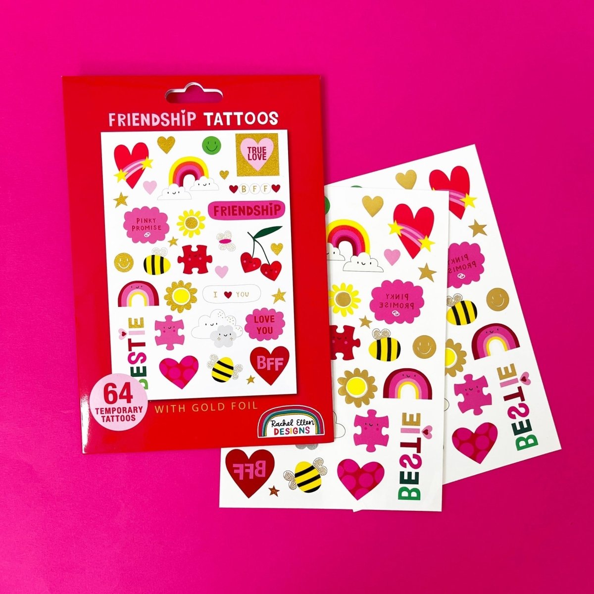 Children's Friendship Temporary Tattoos - RUTHERFORD & Co