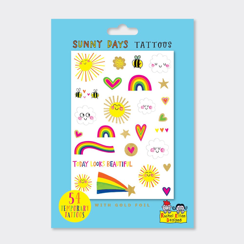 Children's Sunny Days Temporary Tattoos - RUTHERFORD & Co