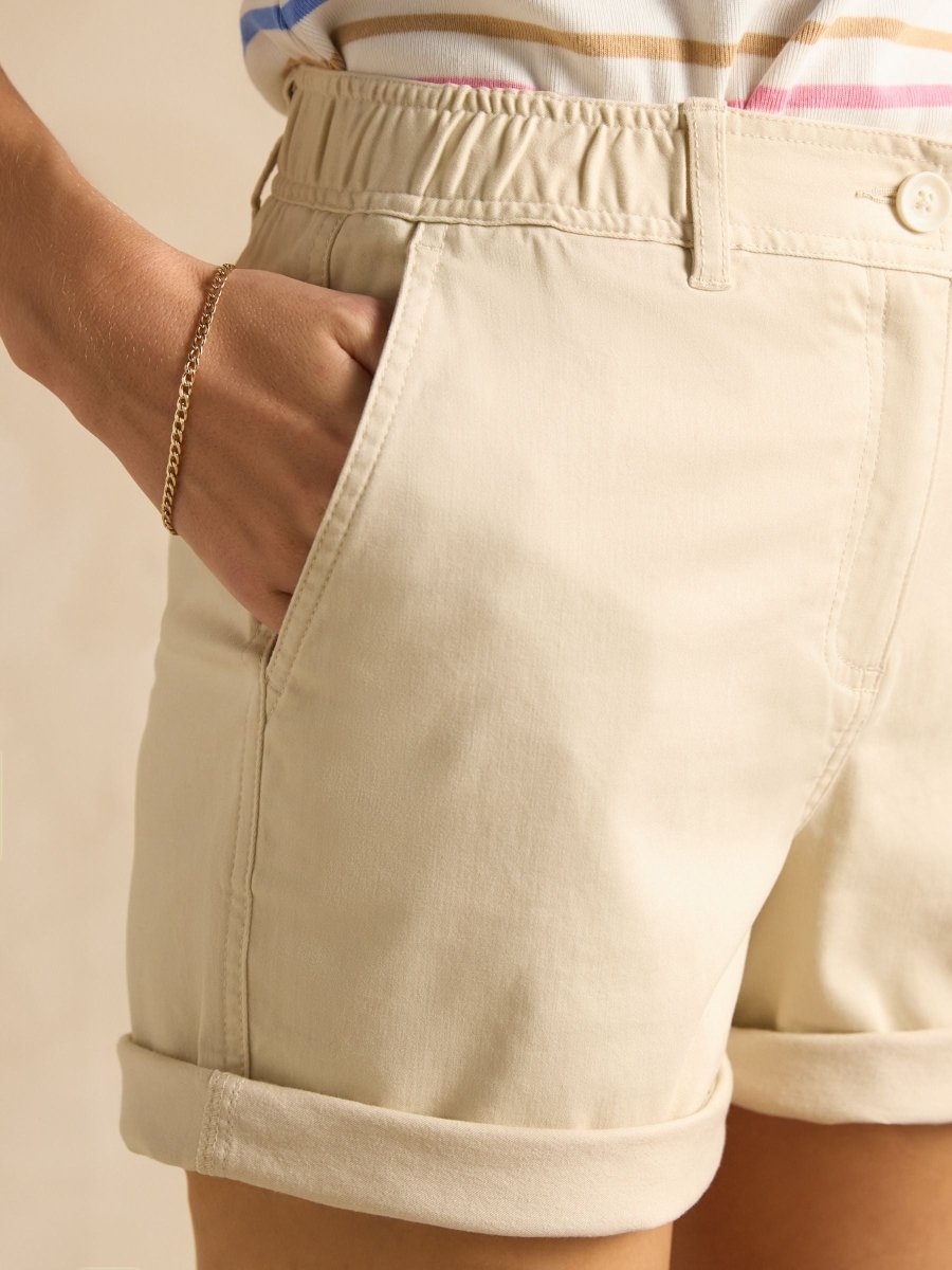 Chino Beige Shorts - RUTHERFORD & Co