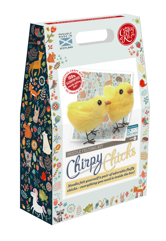 Chirpy Chicks Needle Felting Craft Kit - RUTHERFORD & Co
