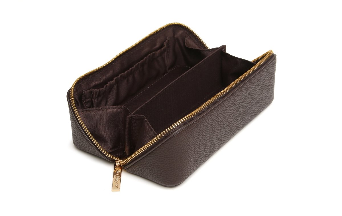 Chocolate - Small Train Case - RUTHERFORD & Co
