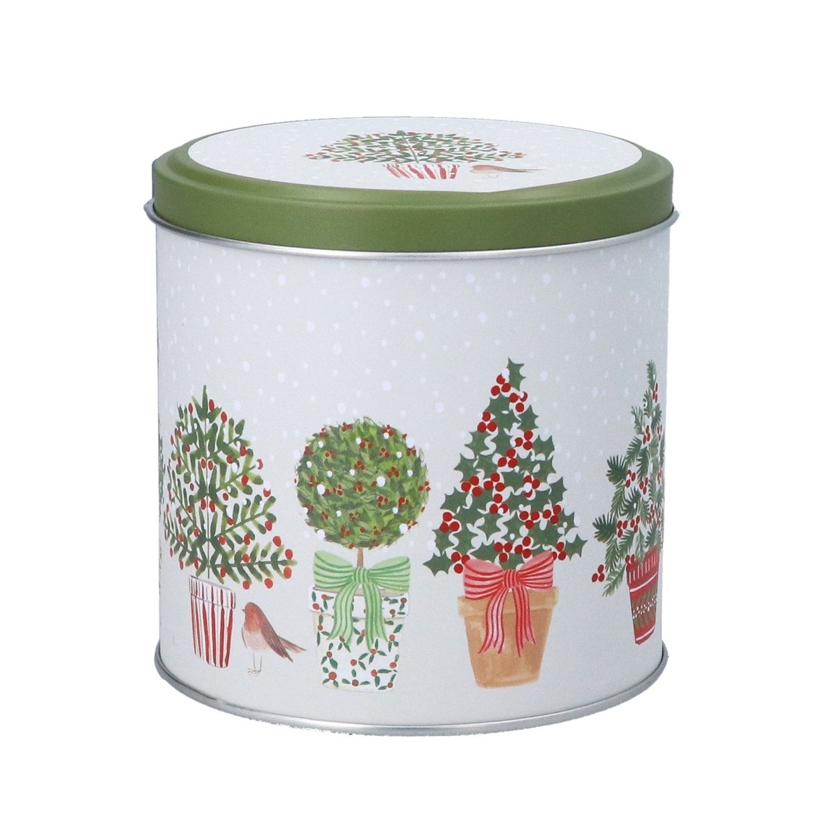 Chocolate Tin 10cm – Christmas Topiary - RUTHERFORD & Co