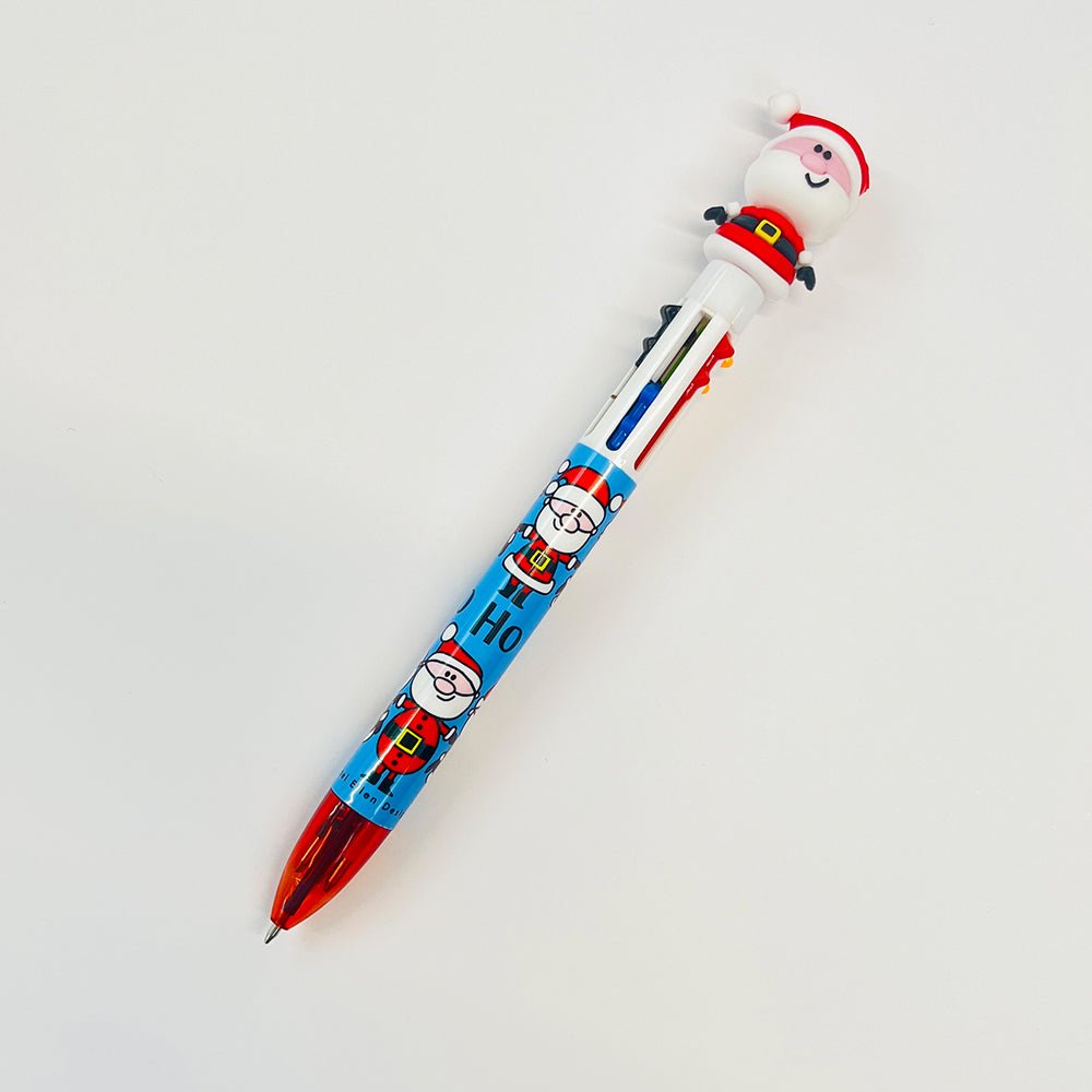Christmas 6 - colour Santa Topper Pen - RUTHERFORD & Co