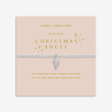 Christmas A Little 'Christmas Angel' Bracelet in Silver Plating - RUTHERFORD & Co