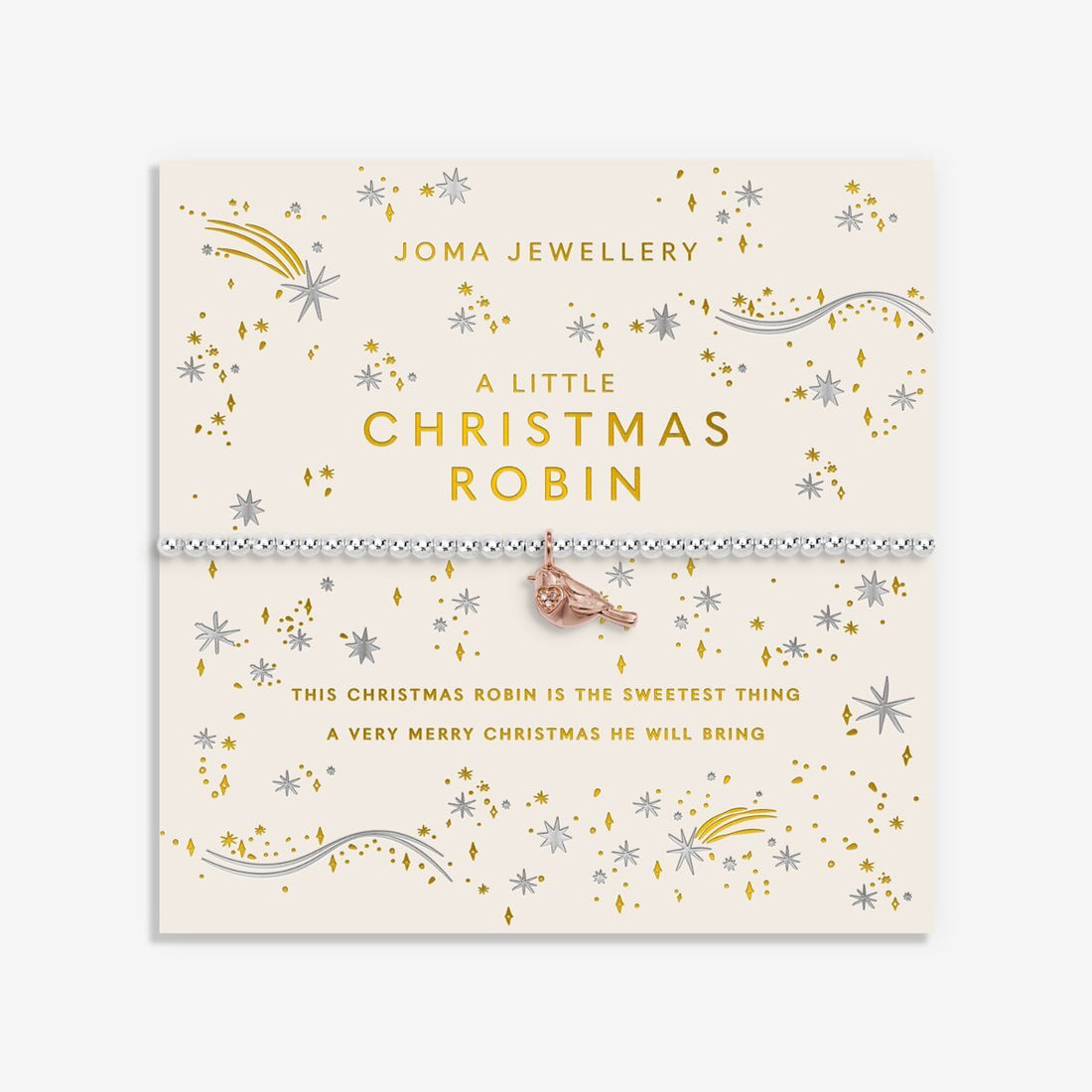 Christmas A Little 'Christmas Robin' Bracelet - RUTHERFORD & Co
