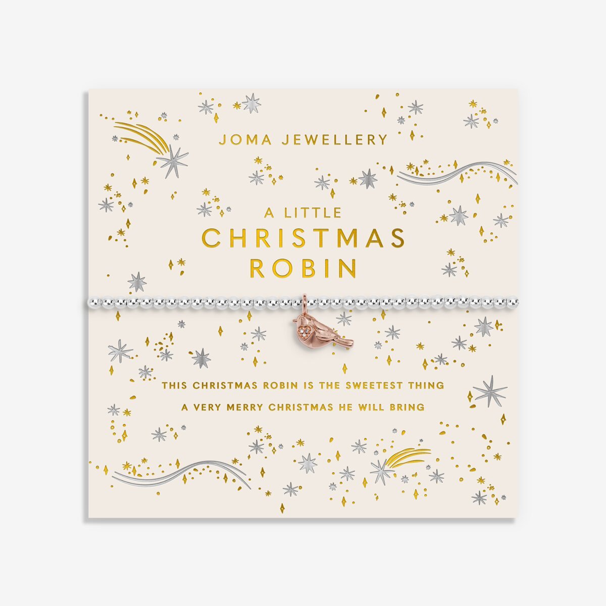 Christmas A Little 'Christmas Robin' Bracelet - RUTHERFORD & Co
