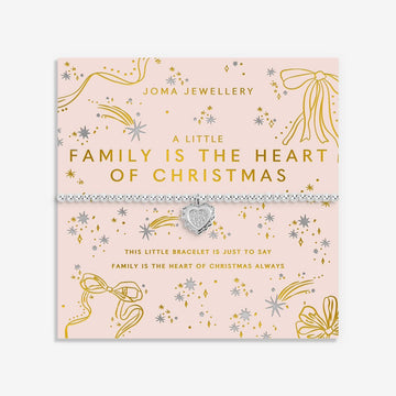 Christmas A Little 'Family Is the Heart of Christmas' Bracelet - RUTHERFORD & Co
