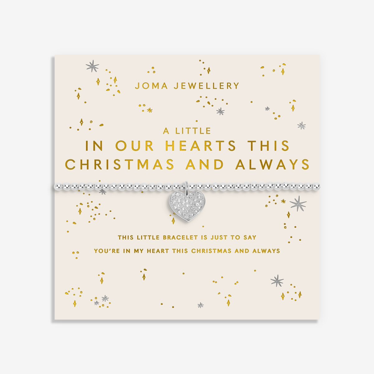 Christmas A Little 'In Our Hearts This Christmas and Always' Bracelet - RUTHERFORD & Co