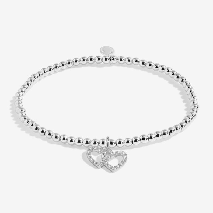 Christmas A Little 'Merry Christmas Fabulous Friend' Bracelet in Silver Plating - RUTHERFORD & Co