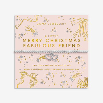 Christmas A Little 'Merry Christmas Fabulous Friend' Bracelet - RUTHERFORD & Co