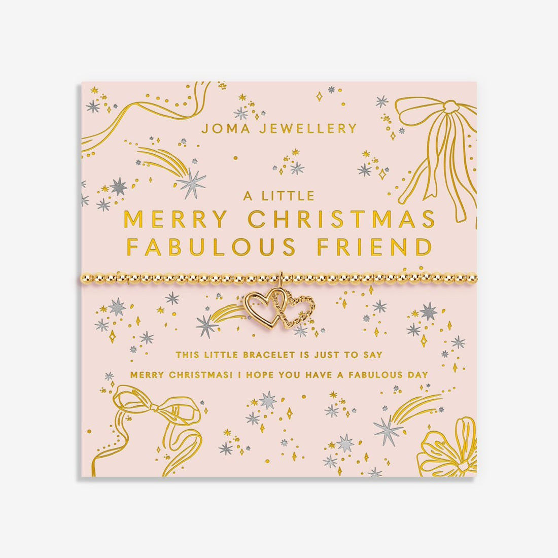 Christmas A Little 'Merry Christmas Fabulous Friend' Bracelet - RUTHERFORD & Co