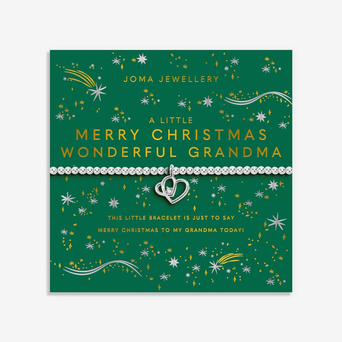 Christmas A Little 'Merry Christmas Wonderful Grandma' Bracelet - RUTHERFORD & Co