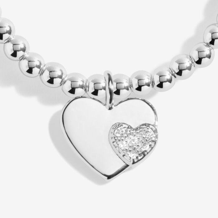 Christmas A Little 'Merry Christmas Wonderful Mum' Bracelet in Silver Plating - RUTHERFORD & Co