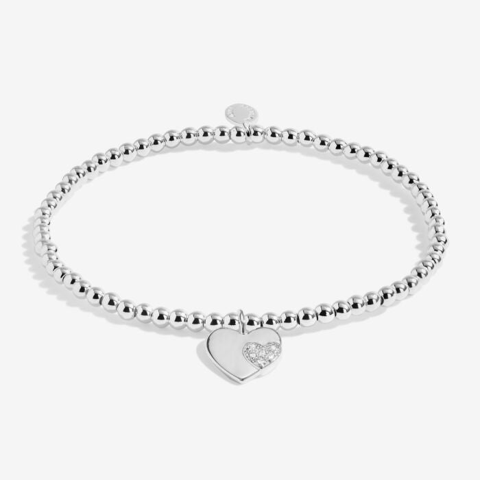 Christmas A Little 'Merry Christmas Wonderful Mum' Bracelet in Silver Plating - RUTHERFORD & Co