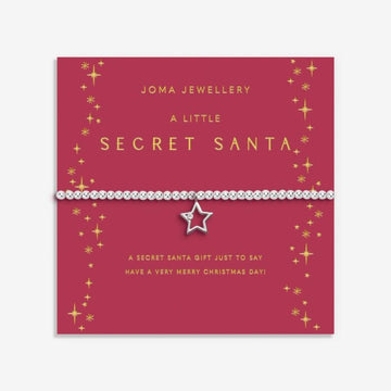 Christmas A Little 'Secret Santa' Bracelet in Silver Plating - RUTHERFORD & Co