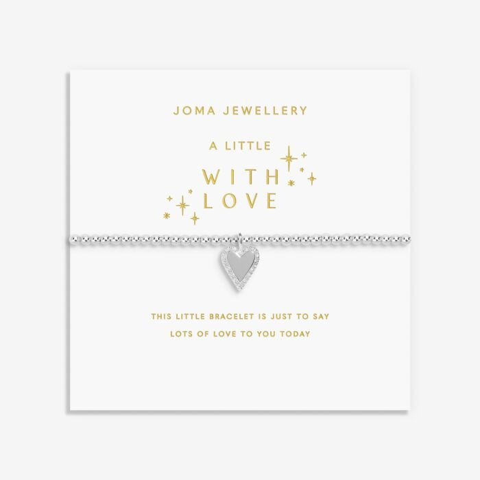 Christmas A Little 'With Love' Bracelet in Silver Plating - RUTHERFORD & Co