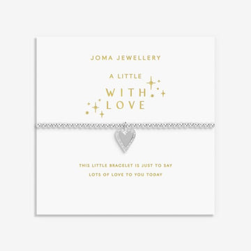 Christmas A Little 'With Love' Bracelet in Silver Plating - RUTHERFORD & Co