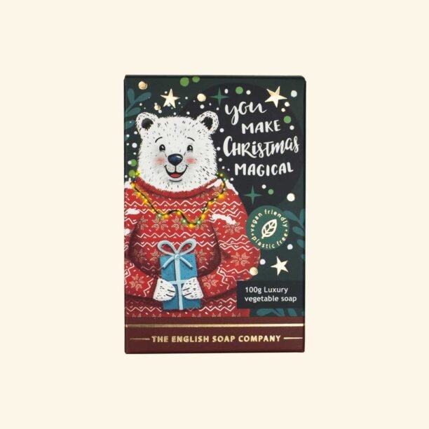 Christmas Character Soap - Polar Bear - Frankinsense & Myrrh - RUTHERFORD & Co