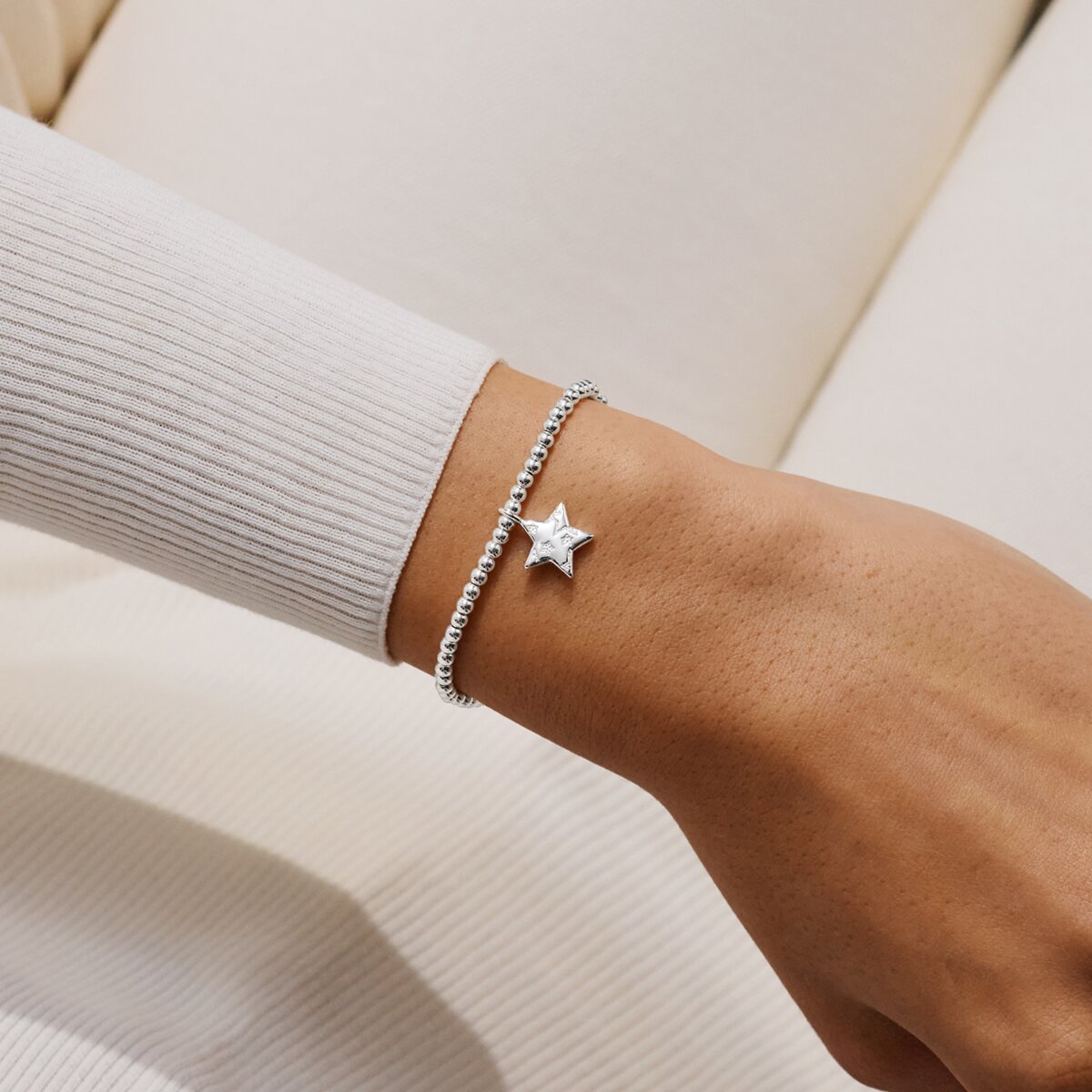Christmas Cracker 'Merry Christmas' Bracelet In Silver Plating - RUTHERFORD & Co