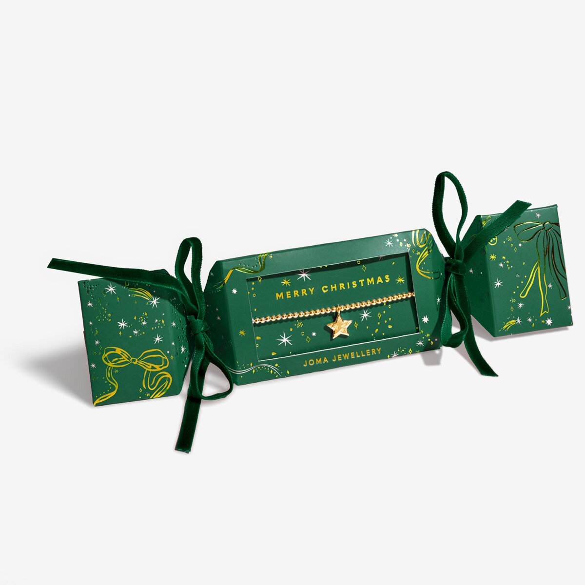 Christmas Cracker 'Merry Christmas' Bracelet - RUTHERFORD & Co