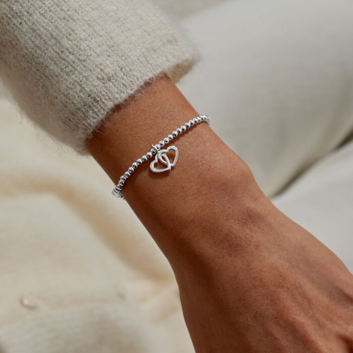 Christmas Cracker 'Merry Christmas Fabulous Friend' Bracelet in Silver Plating - RUTHERFORD & Co