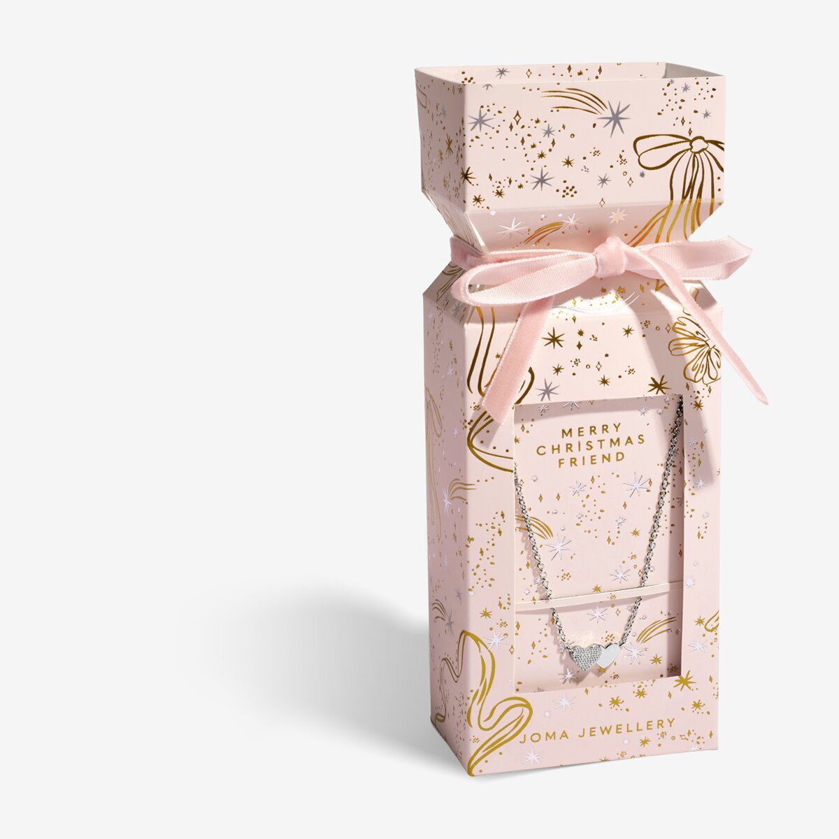 Christmas Cracker 'Merry Christmas Fabulous Friend' Necklace - RUTHERFORD & Co