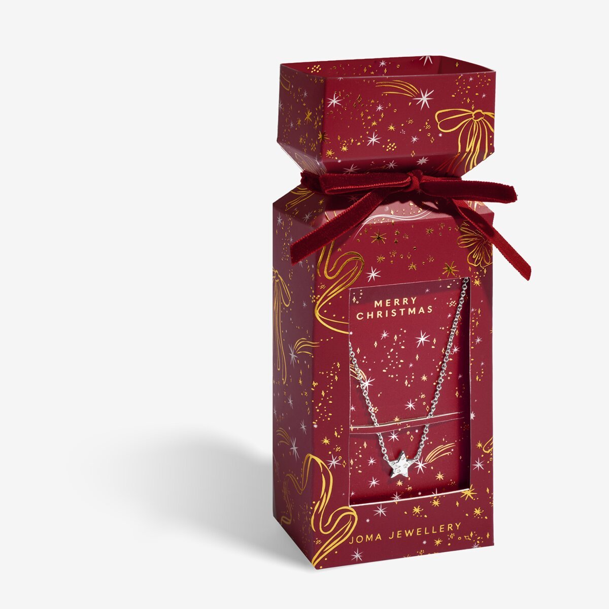 Christmas Cracker 'Merry Christmas' Necklace - RUTHERFORD & Co