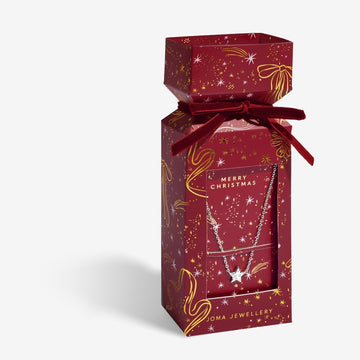 Christmas Cracker 'Merry Christmas' Necklace - RUTHERFORD & Co