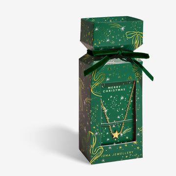Christmas Cracker 'Merry Christmas' Necklace - RUTHERFORD & Co