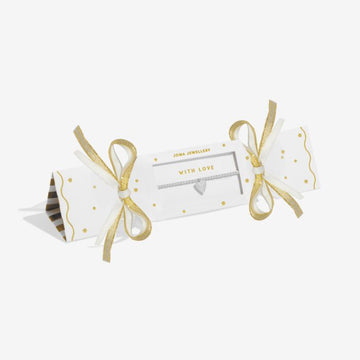 Christmas Cracker 'With Love' Bracelet in Silver Plating - RUTHERFORD & Co