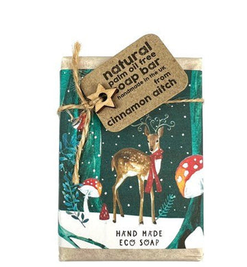 Christmas Deer - orange & grapefruit soap bar - RUTHERFORD & Co