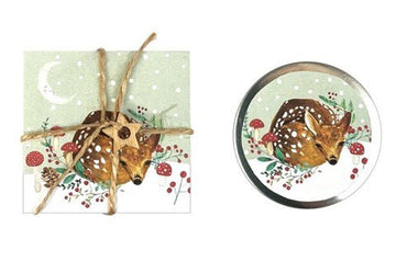 Christmas Deer - peaches & cream lip balm - RUTHERFORD & Co