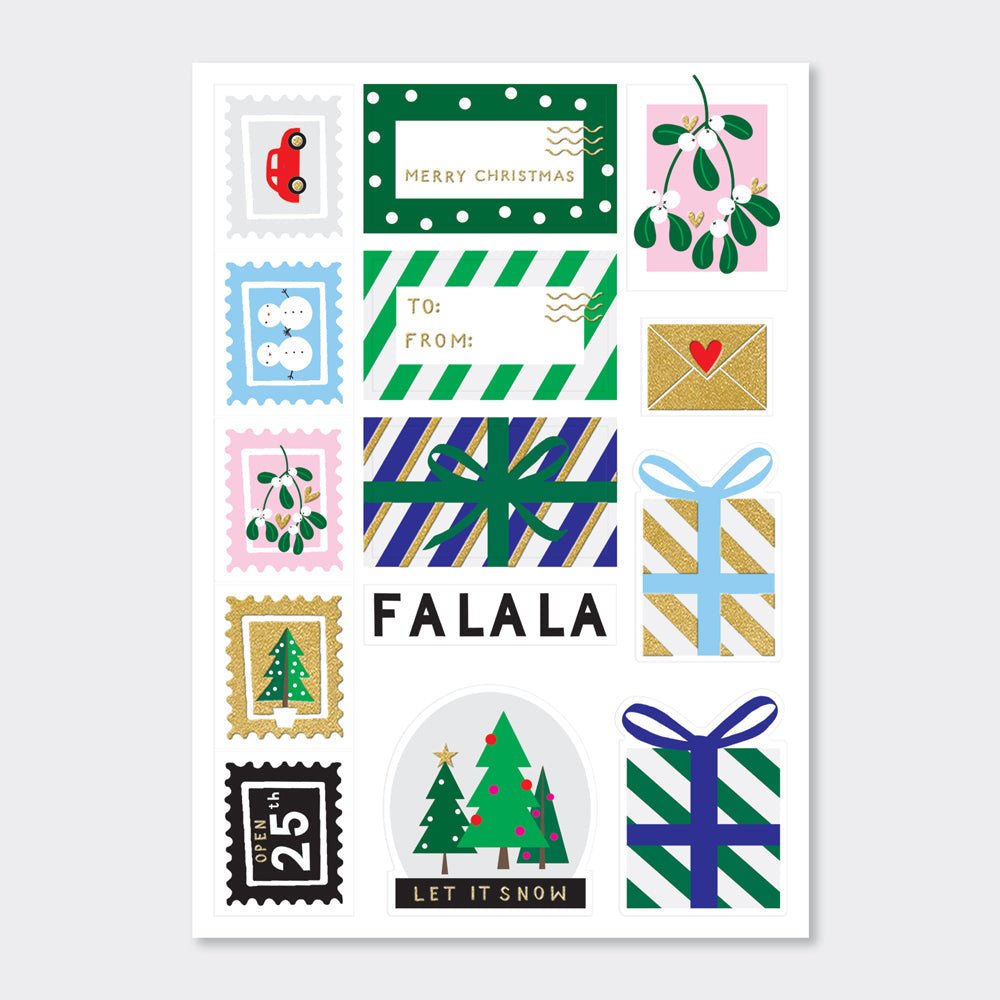 Christmas Gift & Envelope Labels - 4 Sheets - RUTHERFORD & Co