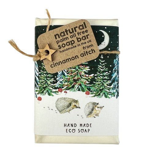 Christmas Hedgehogs - peppermint & poppyseed soap bar - RUTHERFORD & Co