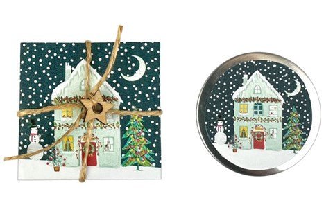 Christmas House - mango & mint lip balm - RUTHERFORD & Co