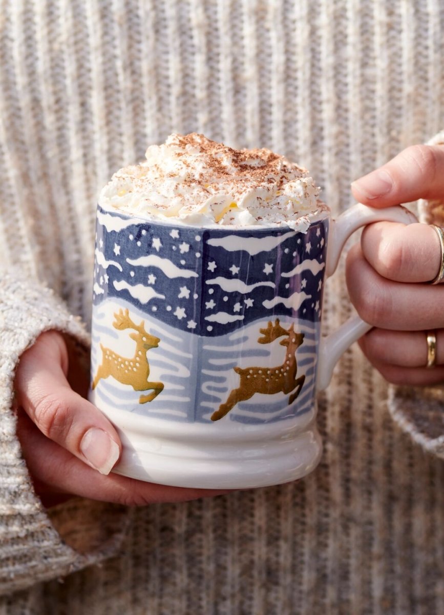 Christmas Icons Deer 1/2 Pint Mug - RUTHERFORD & Co