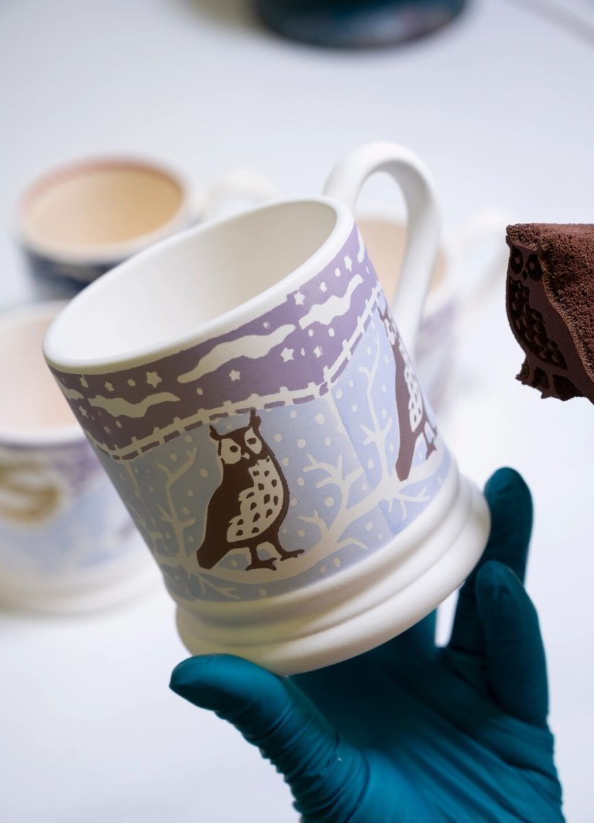 Christmas Icons Owl 1/2 Pint Mug - RUTHERFORD & Co