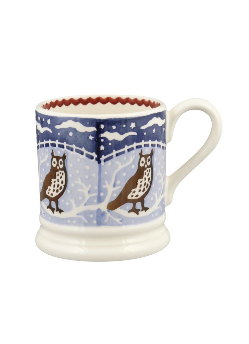 Christmas Icons Owl 1/2 Pint Mug - RUTHERFORD & Co