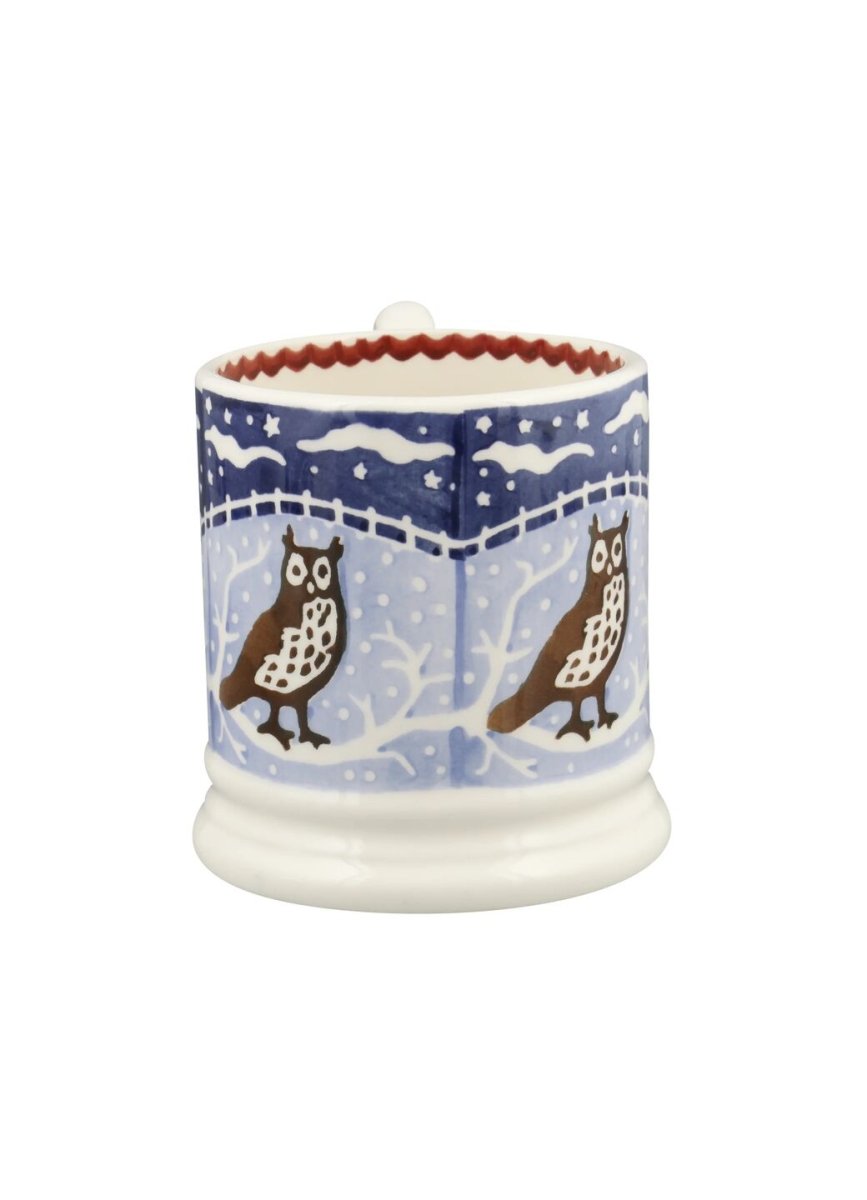 Christmas Icons Owl 1/2 Pint Mug - RUTHERFORD & Co