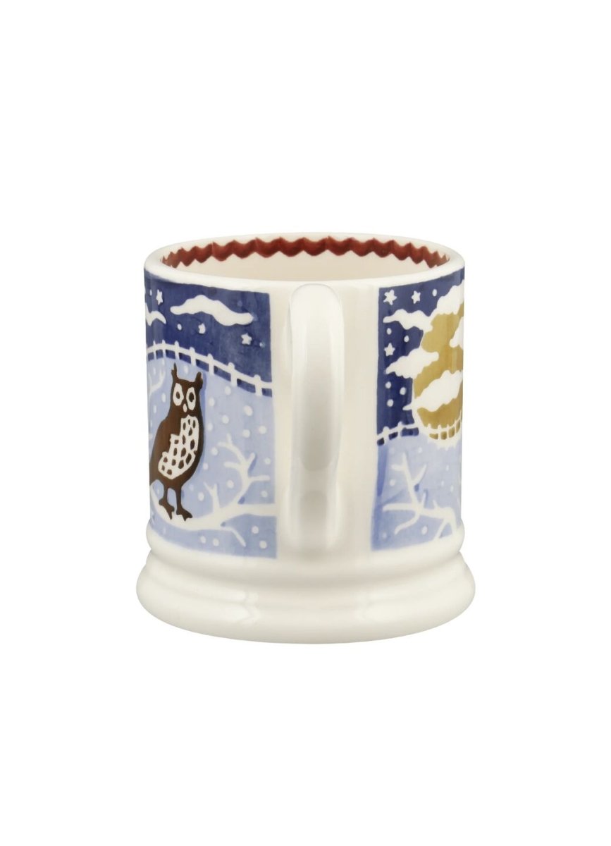 Christmas Icons Owl 1/2 Pint Mug - RUTHERFORD & Co
