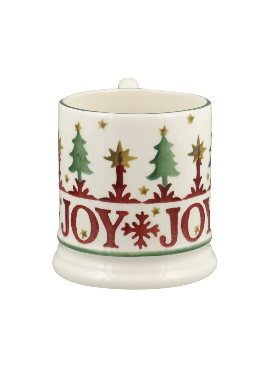 Christmas Joy Set Of 2 1/2 Pint Mugs Boxed - RUTHERFORD & Co