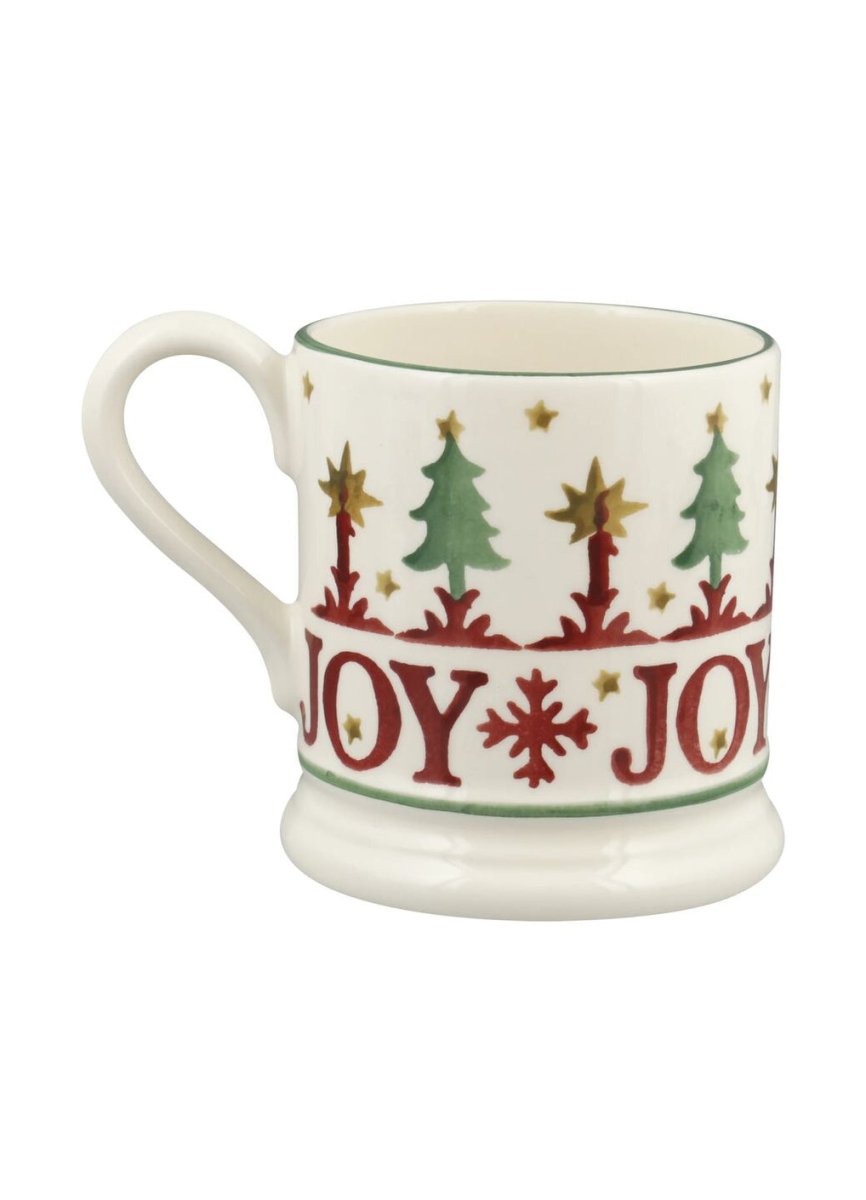 Christmas Joy Set Of 2 1/2 Pint Mugs Boxed - RUTHERFORD & Co